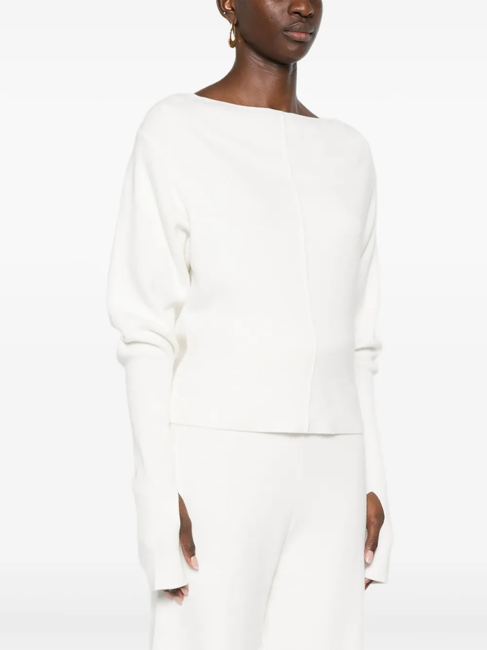 Aya Muse Off-shoulder top Wit
