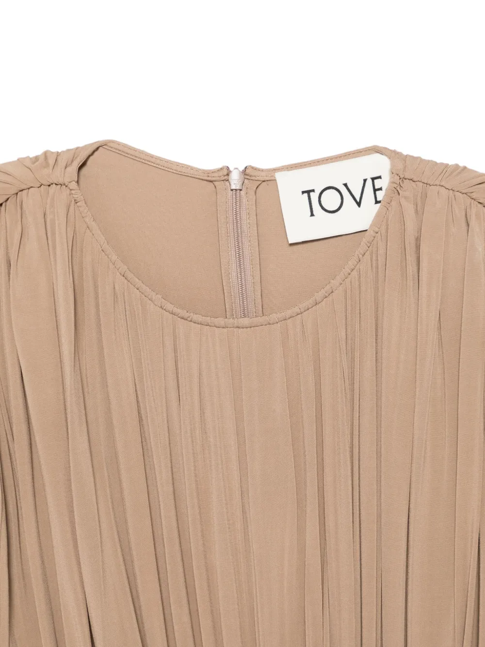 TOVE Sorrel maxi-jurk Beige