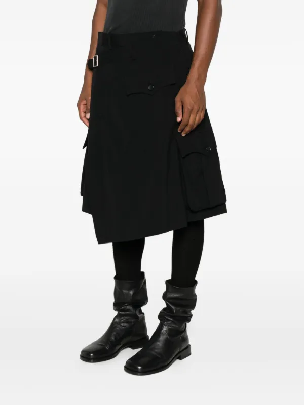 25AW COMME des GARÇONS HOMME PLUS スカート Comme Des Garçons Homme Plus ポケットディテール レイヤード