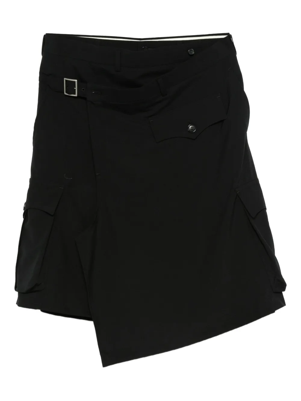 Comme Des Garçons Shirt layered pocket-detail skirt | Black | Image 1