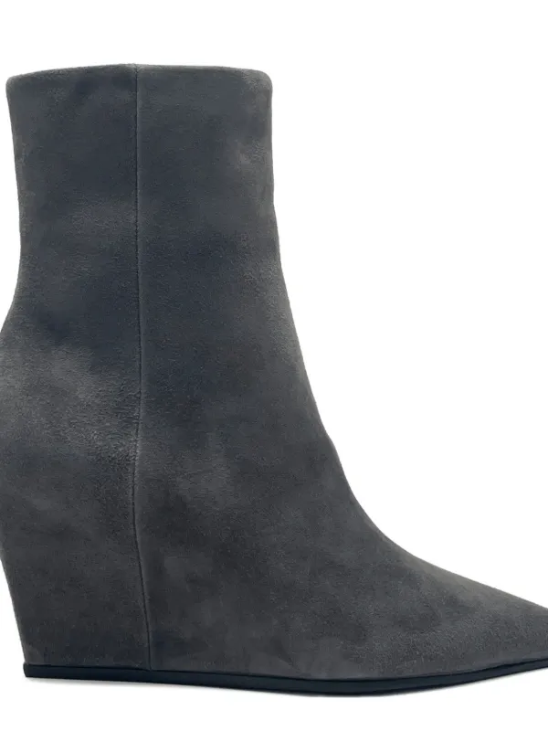 Vic Matie Suede Wedge Boots | Grey | FARFETCH