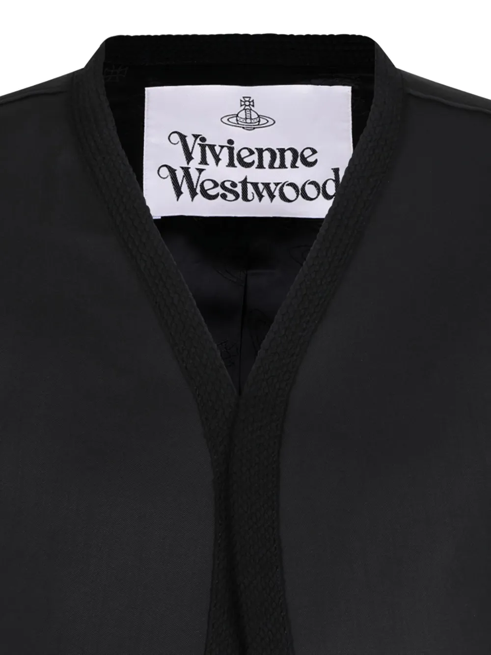 Vivienne Westwood Cropped jack van scheerwol Zwart