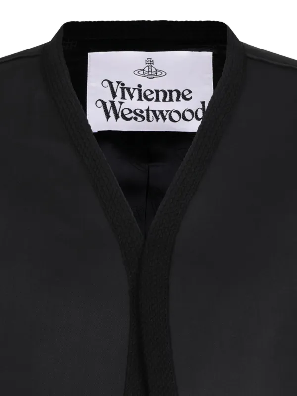 Vivienne Westwood Virgin Wool Cropped Jacket | Black | FARFETCH
