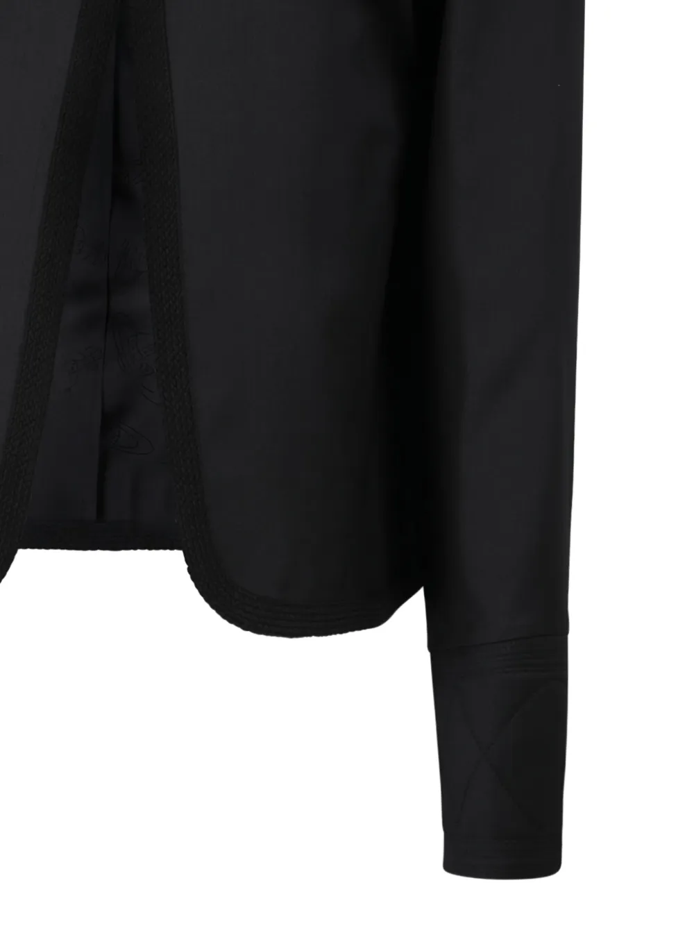 Vivienne Westwood Cropped jack van scheerwol Zwart