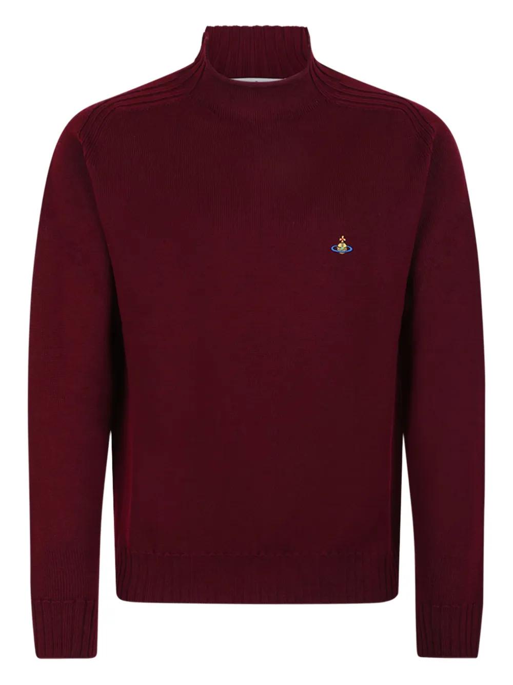 Vivienne Westwood ribbed logo sweater - Rosso
