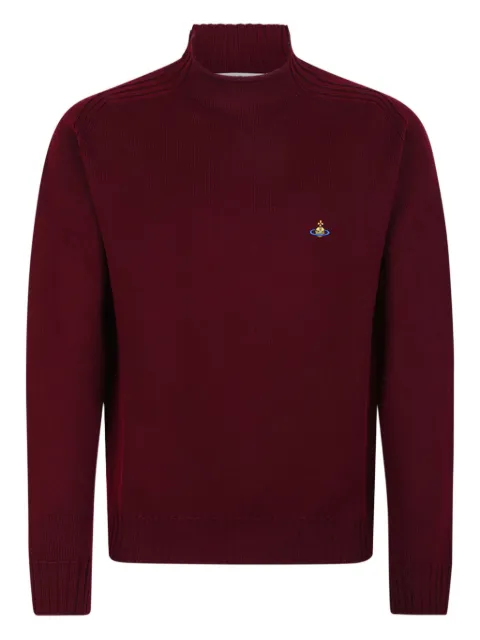 Vivienne Westwood ribbed logo sweater