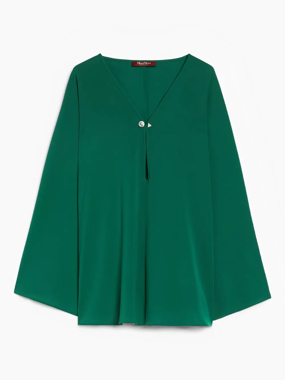 Max Mara bell-sleeve blouse Groen