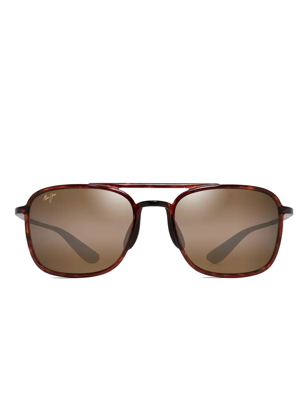 Maui Jim Keokea tortoiseshell square-frame sunglasses Bruin