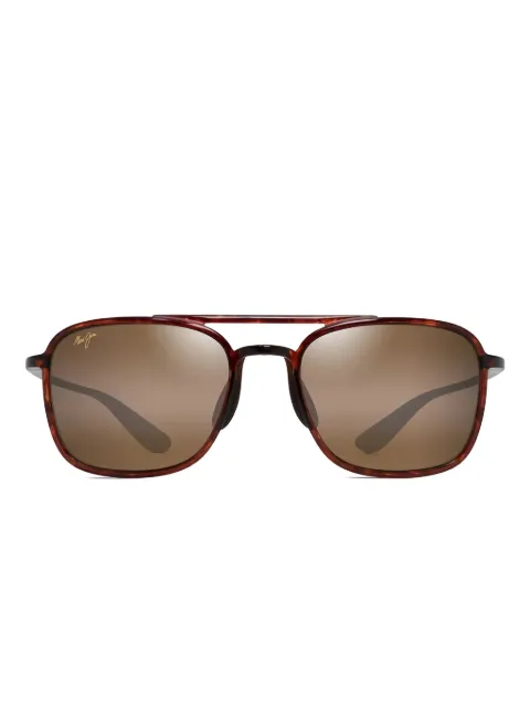Maui Jim Keokea tortoiseshell square-frame sunglasses