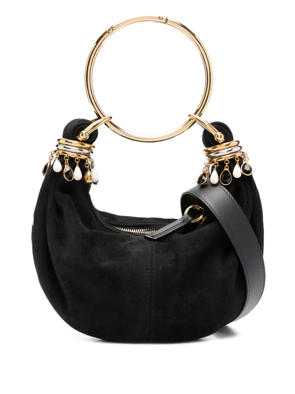 Chloé mini Bracelet suede bag | Black | Image 1