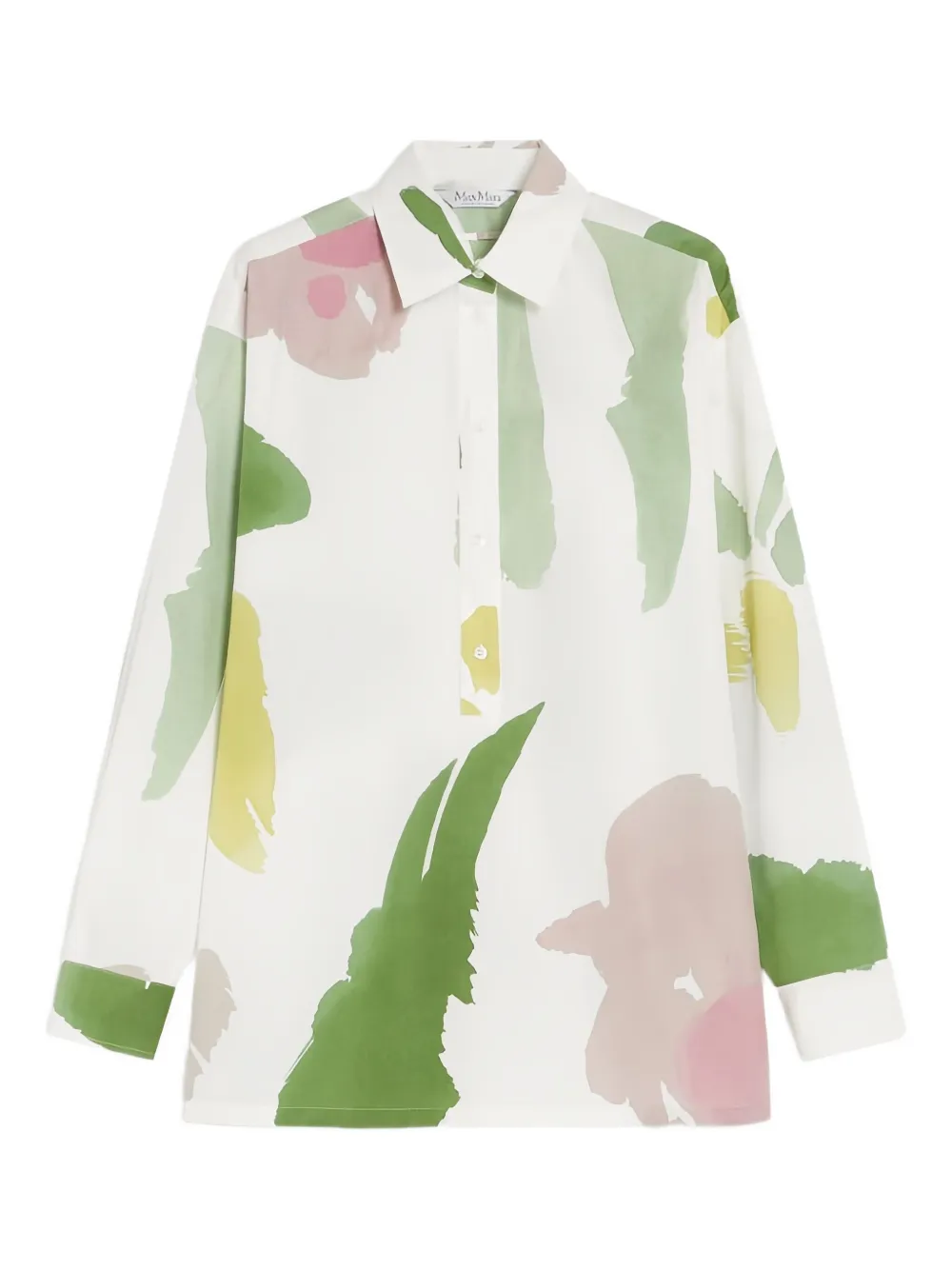 Verace abstract-print long-sleeve shirt