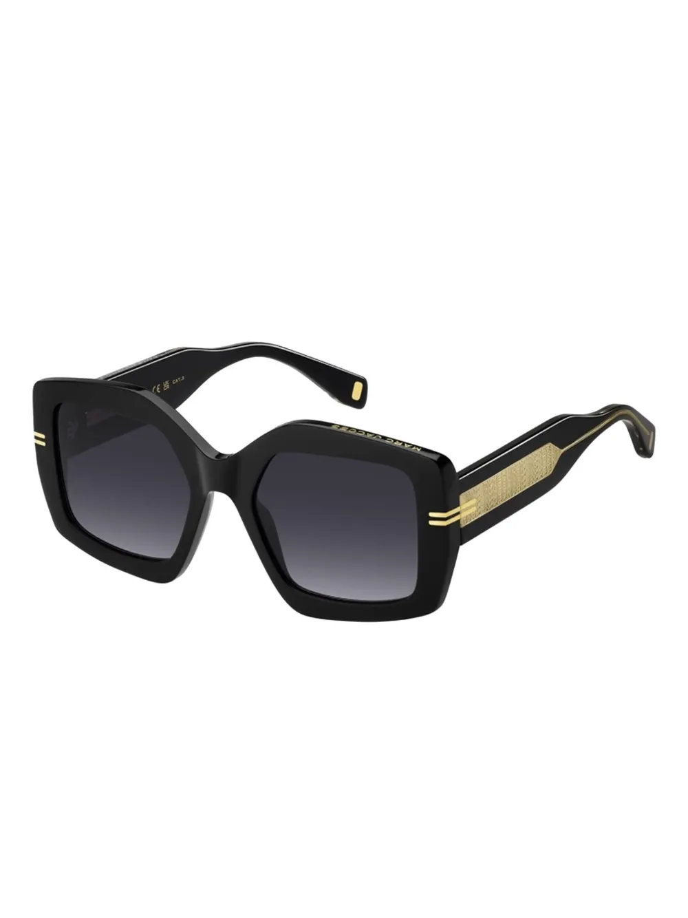 Marc Jacobs Eyewear geometric-frame sunglasses Zwart