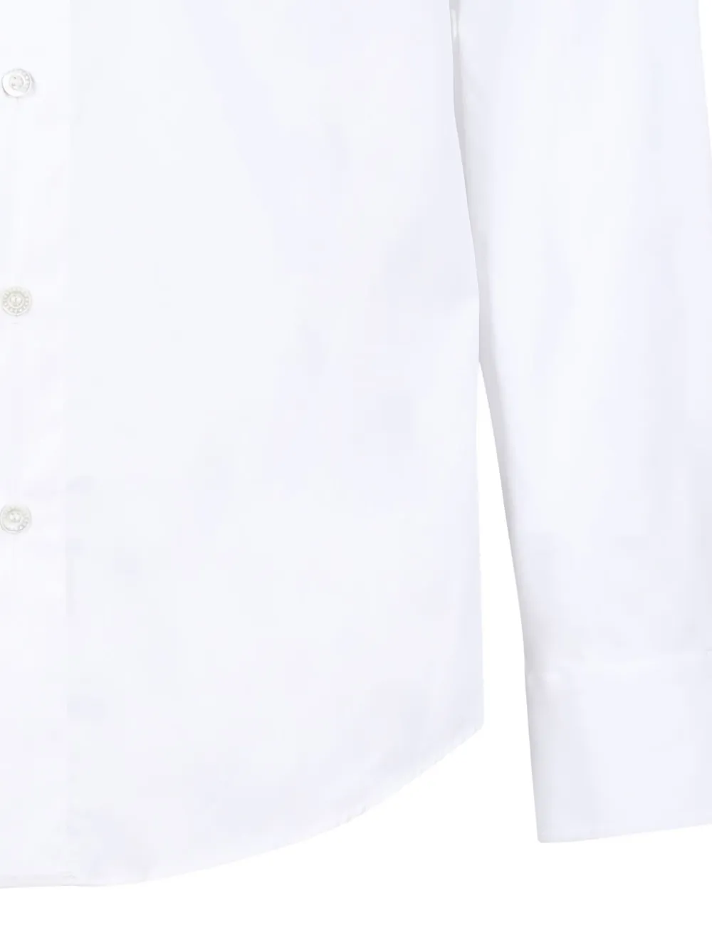 Vivienne Westwood Overhemd verfraaid met Orb-logo van katoenblend Wit