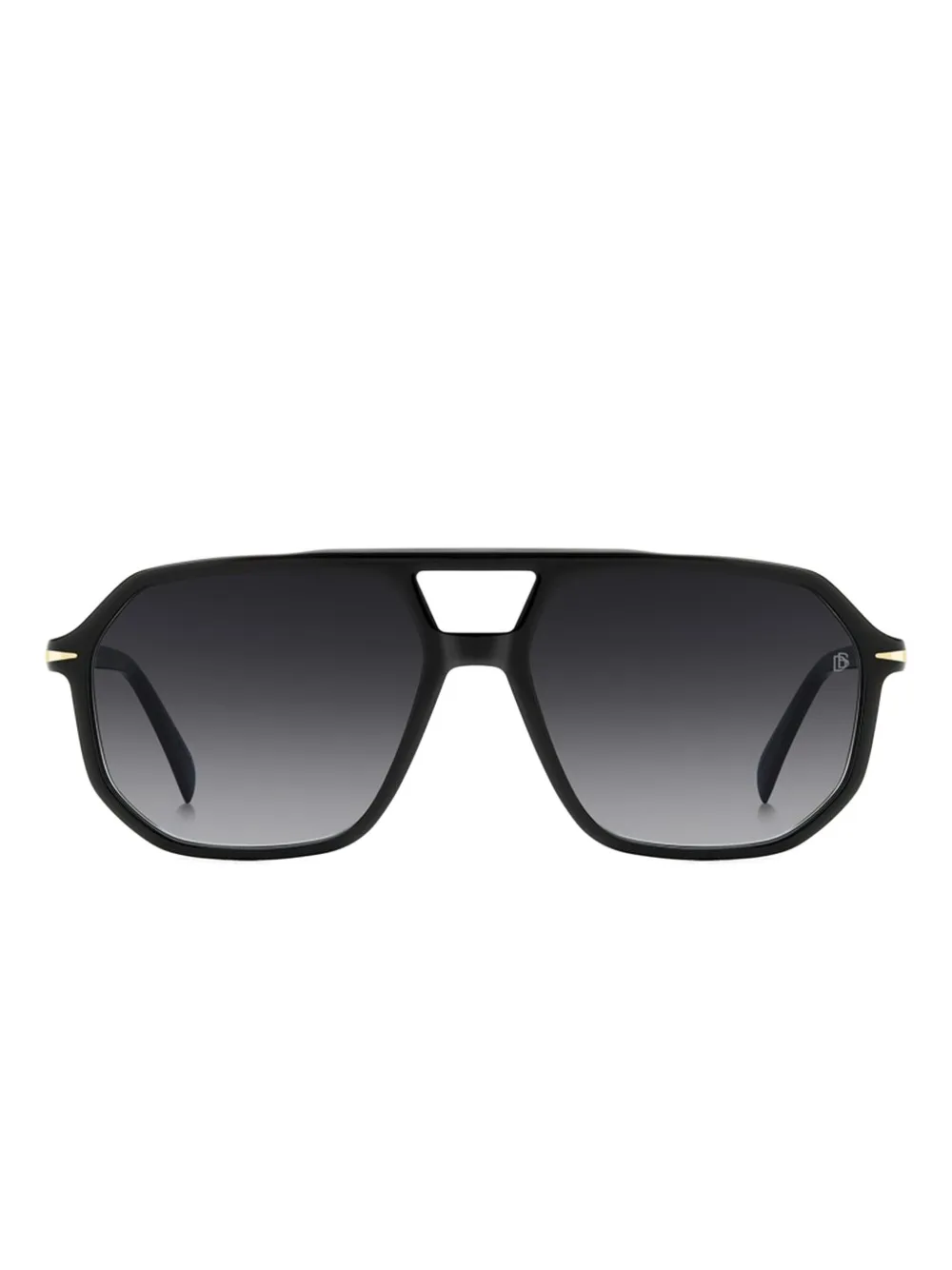 DAVID BECKHAM EYEWEAR geometric-frame sunglasses Zwart