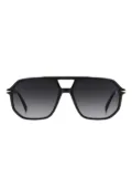 DAVID BECKHAM EYEWEAR geometric-frame sunglasses - Black