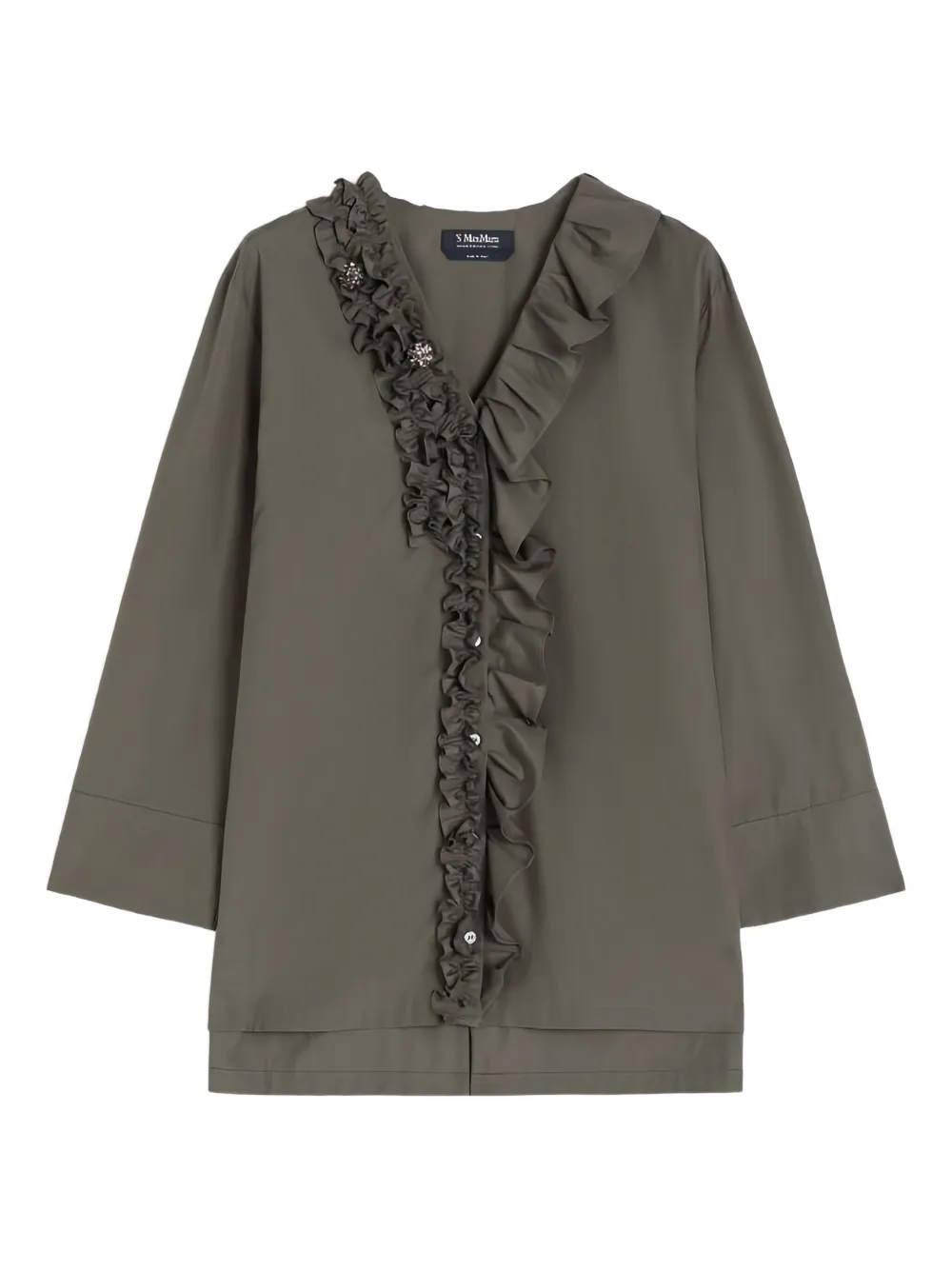 'S Max Mara Blouse met V-hals Grijs