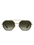 Marc Jacobs geometric-frame sunglasses - Brown