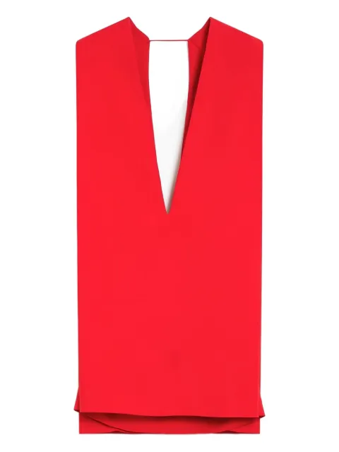 Max Mara V-neck mini dress