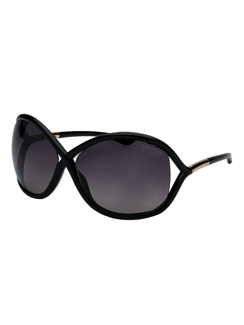 TOM FORD Eyewear Zonnebril met vlinder montuur Zwart