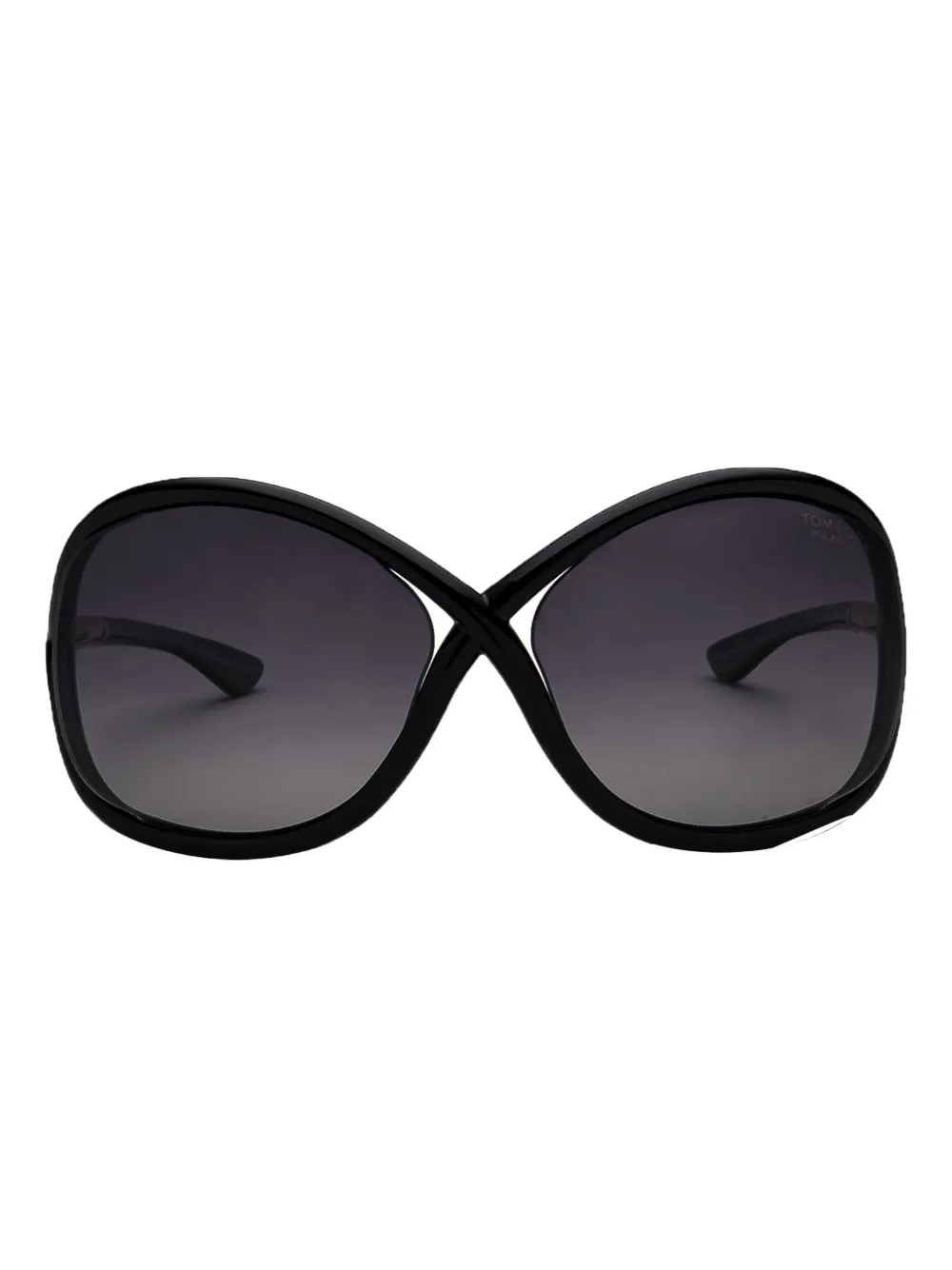 TOM FORD Eyewear Zonnebril met vlinder montuur Zwart
