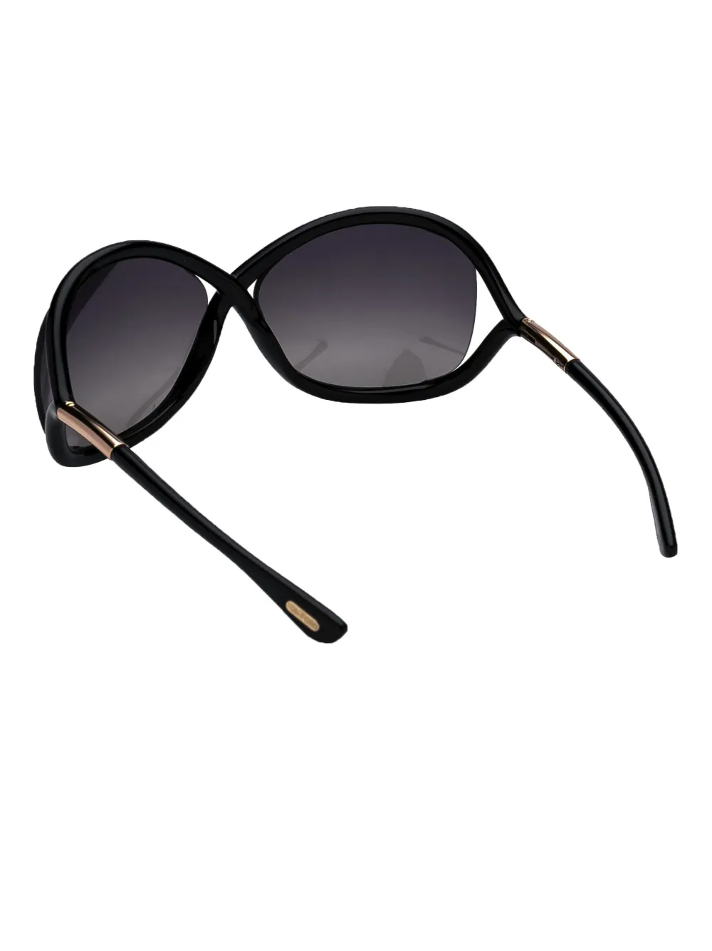 TOM FORD Eyewear Zonnebril met vlinder montuur Zwart