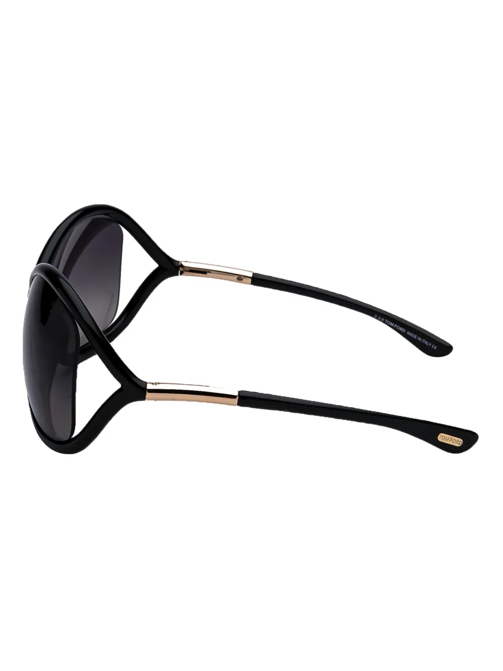 TOM FORD Eyewear Zonnebril met vlinder montuur Zwart