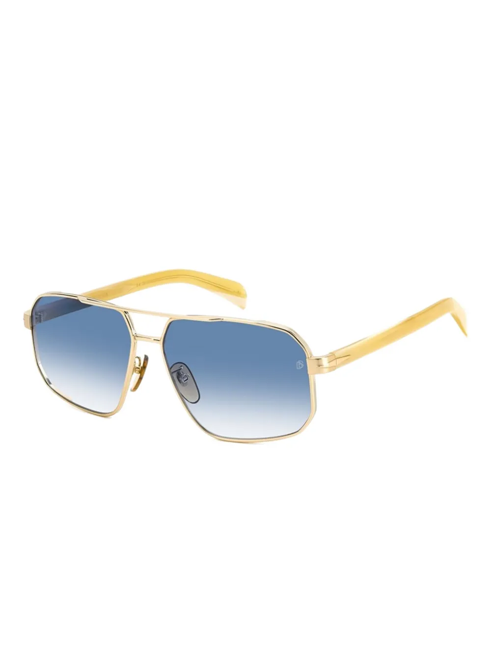 DAVID BECKHAM EYEWEAR pilot-frame sunglasses Goud