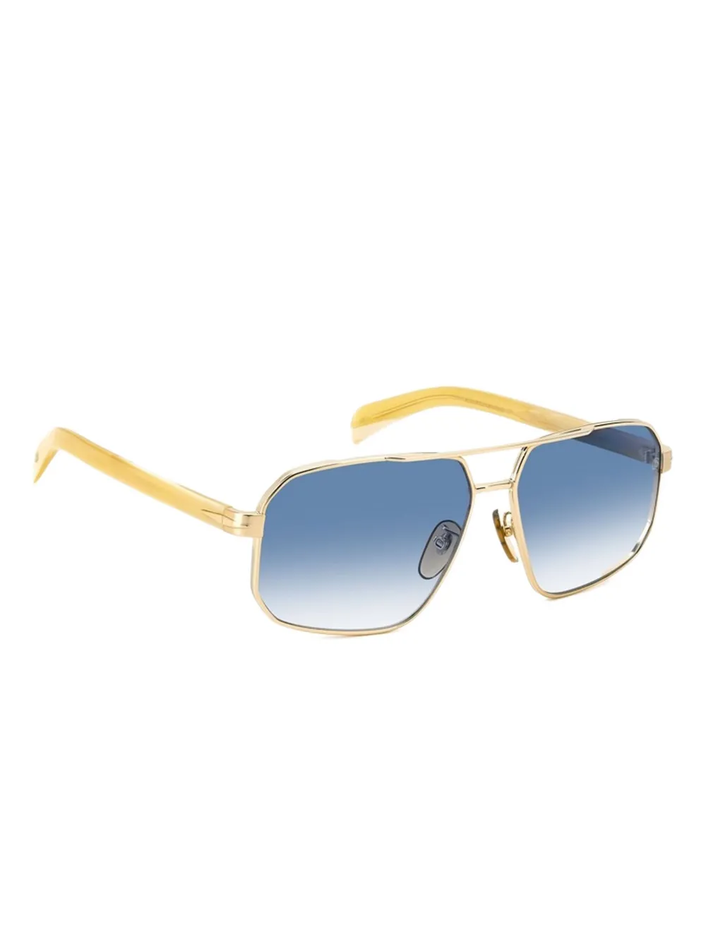 DAVID BECKHAM EYEWEAR pilot-frame sunglasses Goud