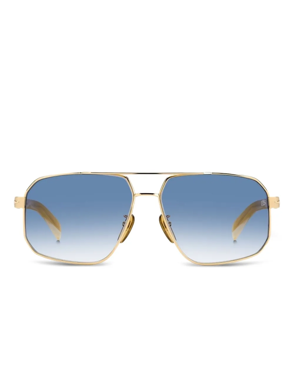 DAVID BECKHAM EYEWEAR pilot-frame sunglasses Goud