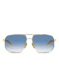 DAVID BECKHAM EYEWEAR pilot-frame sunglasses - Gold