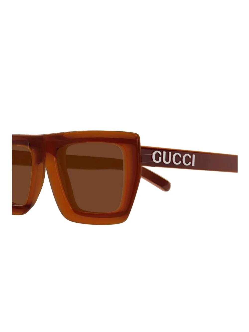 Gucci Eyewear rectangle-frame sunglasses Bruin