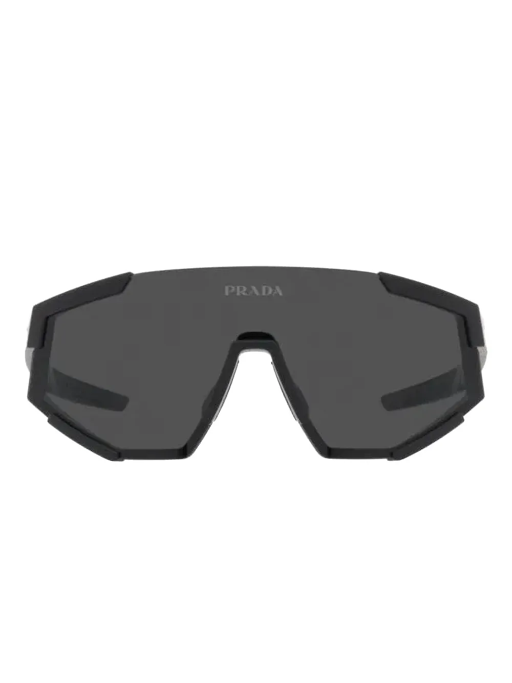 Prada Linea Rossa oversize-frame sunglasses Zwart