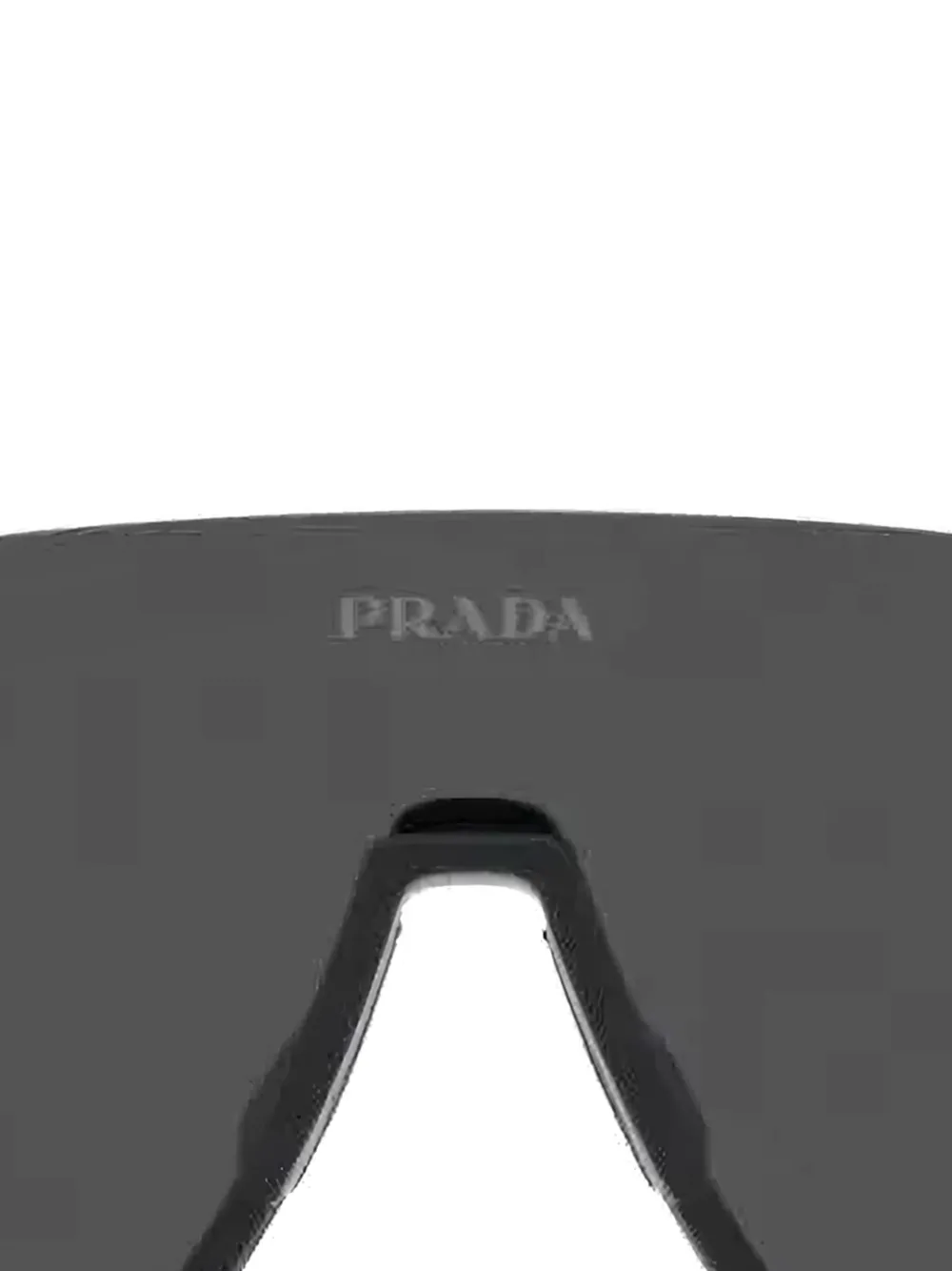Prada Linea Rossa oversize-frame sunglasses Zwart