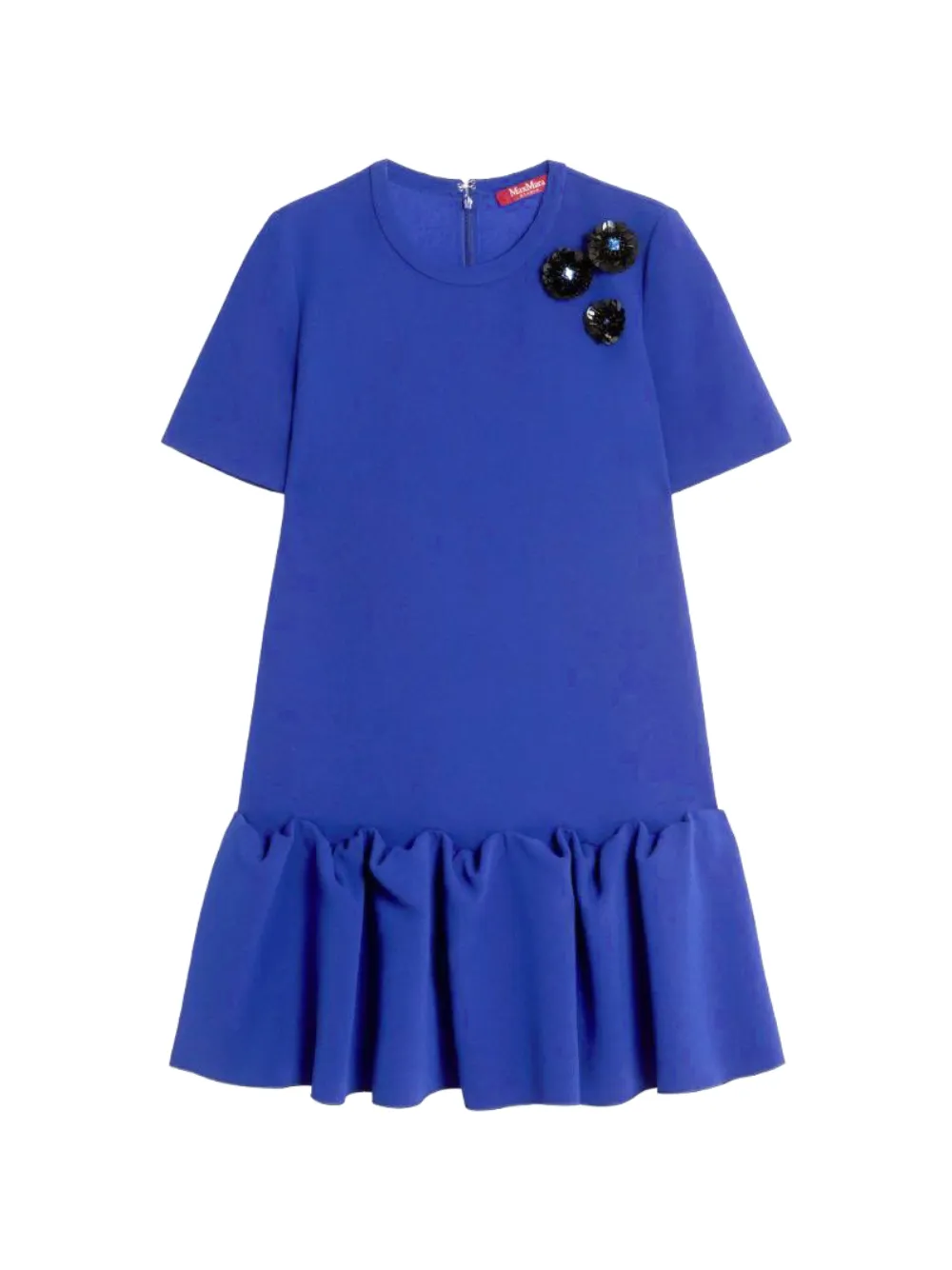 Max Mara ruffled short-sleeve dress - Viola