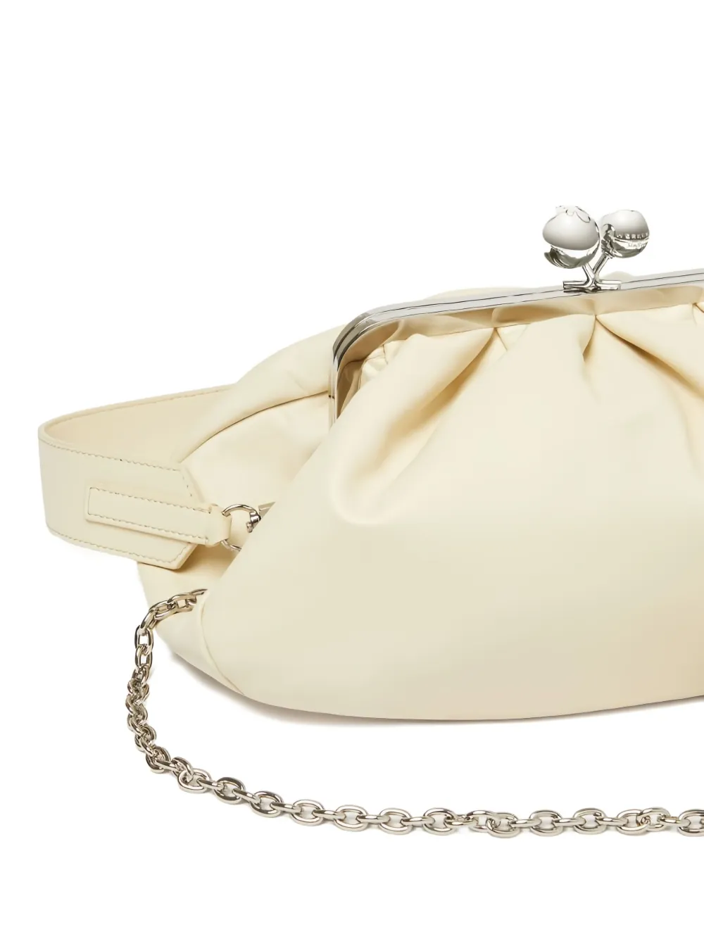 Weekend Max Mara Cubico clutch met ruches Beige