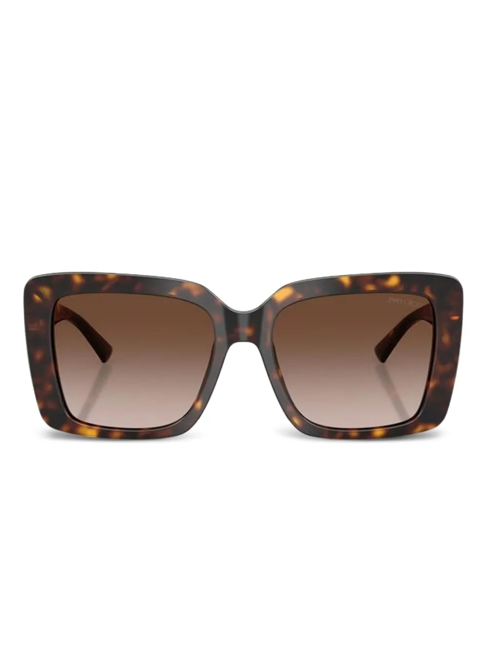 Jimmy Choo Eyewear tortoiseshell oversized sunglasses Bruin