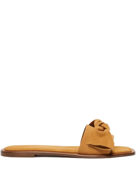 Marella suede flat sandals