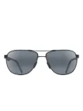 Maui Jim Castles pilot-frame tinted sunglasses - Black