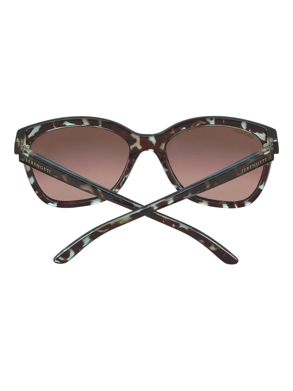 Serengeti Eyewear Agata cat-eye tortoiseshell sunglasses Blauw