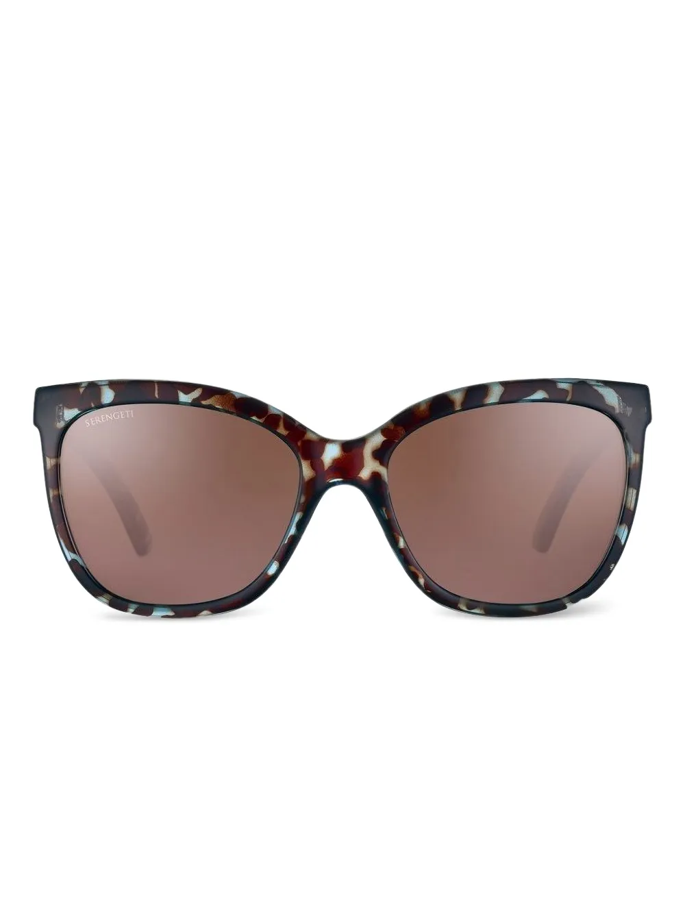 Serengeti Eyewear Agata cat-eye tortoiseshell sunglasses Blauw
