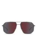 Carrera geometric-frame sunglasses - Silver