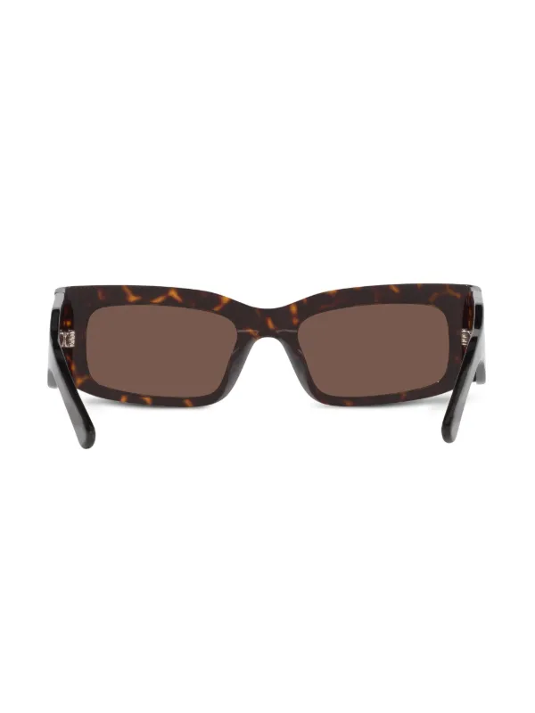 BALENCIAGA サングラス ブラウン系 Balenciaga Eyewear スクエアフレーム サングラス | ブラウン