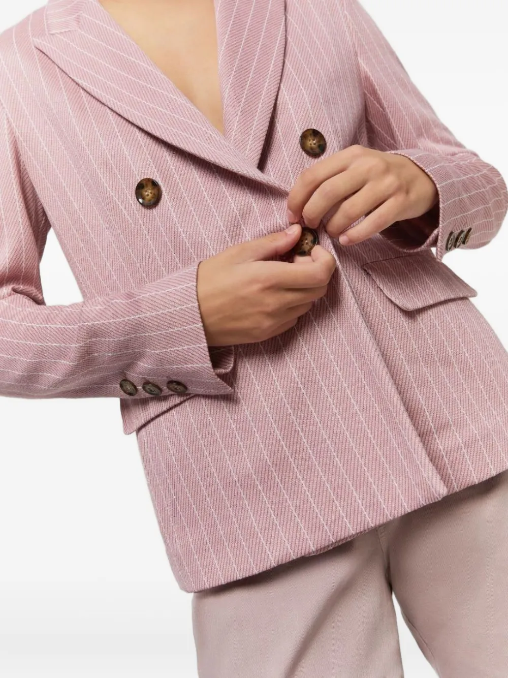 I BLUES Blazer met dubbele rij knopen Roze