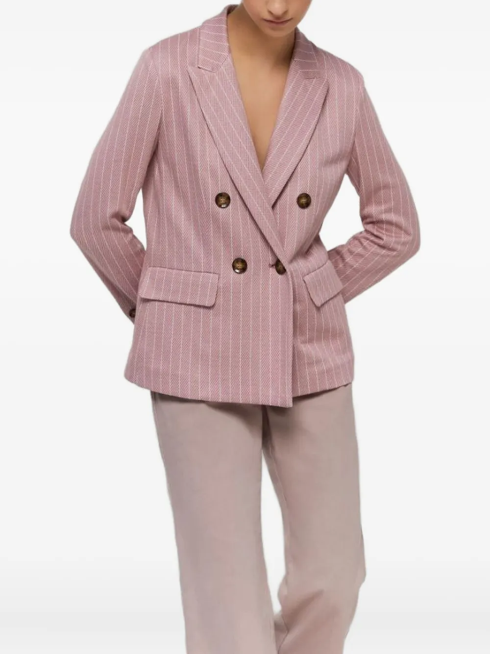 I BLUES Blazer met dubbele rij knopen Roze