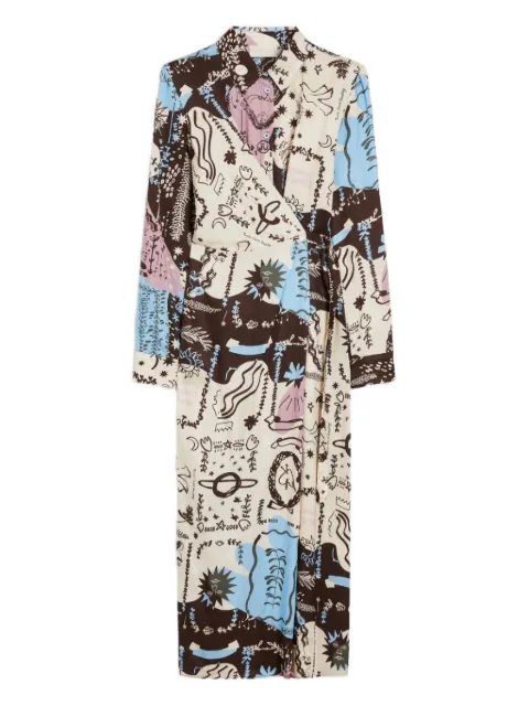 I BLUES graphic-print dress