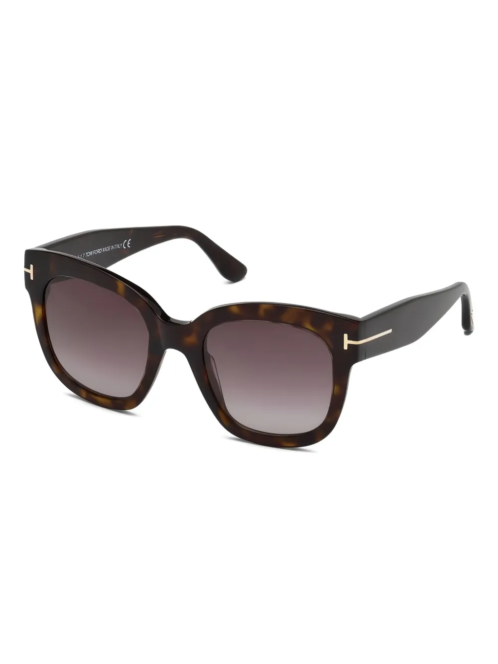 TOM FORD Eyewear Beatrix tortoiseshell square-frame sunglasses Bruin