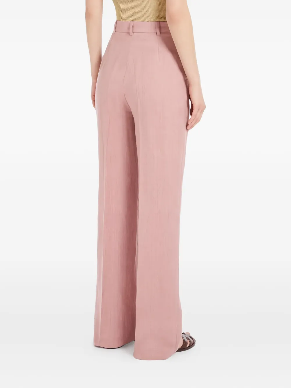Max Mara Broek met geplooid detail Roze