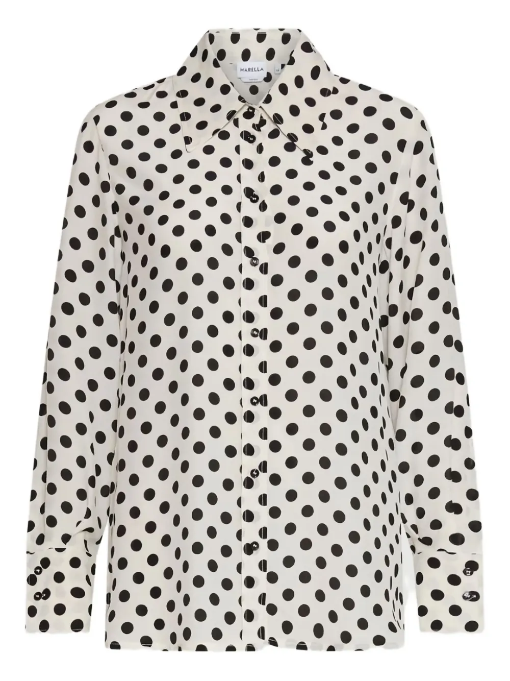 Marella Conio polka-dot button-up shirt | White | Image 1