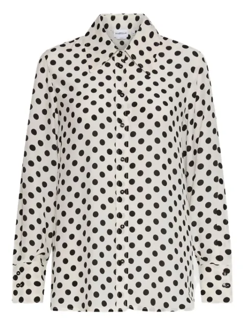 Marella Conio polka-dot button-up shirt