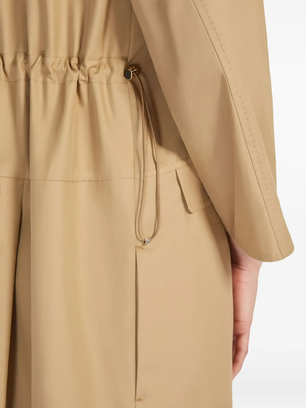 'S Max Mara pleated maxi dress Beige
